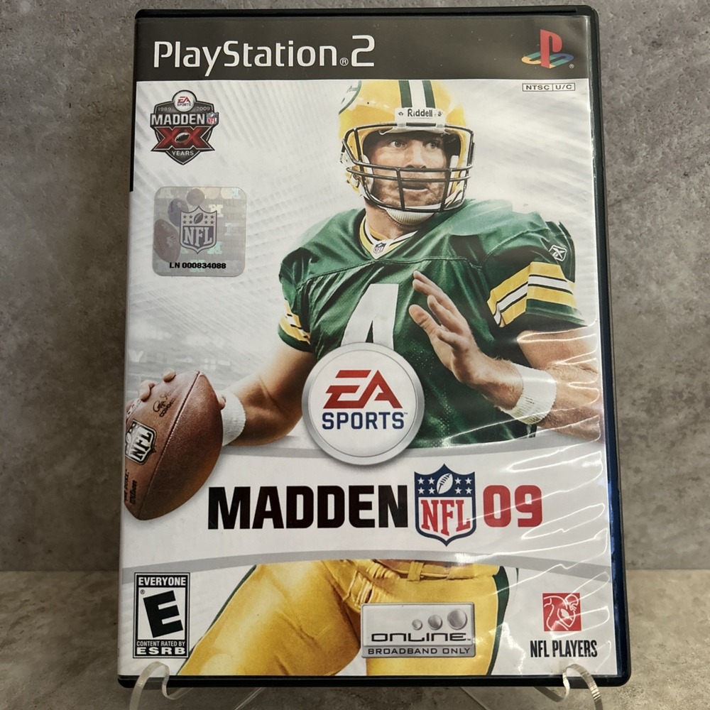 Madden NFL 09 PS2 PlayStation 2 Complete CIB Tested Working